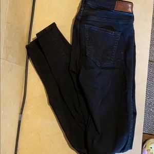 Black holister skinny jeans